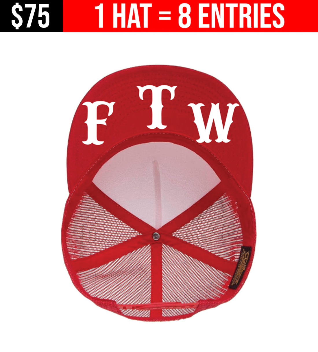 GIVEAWAY HAT - Numero Uno Dyna Dealer Classic Snap - Red (8 Entries)