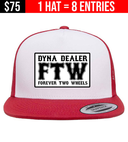 GIVEAWAY HAT - FTW Dyna Dealer Classic Snap - Red (8 Entries)