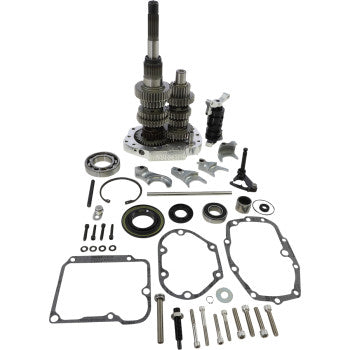 Baker Drivetrain Overdrive 6-Speed Gear Set - Dyna 2001-2005 - Polished