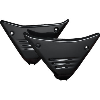 Arlen Ness Custom Side Triangle Covers - FXR - Louvered