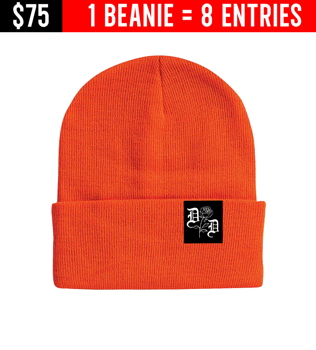 GIVEAWAY BEANIE: Split Rose Beanie (8 Entries)