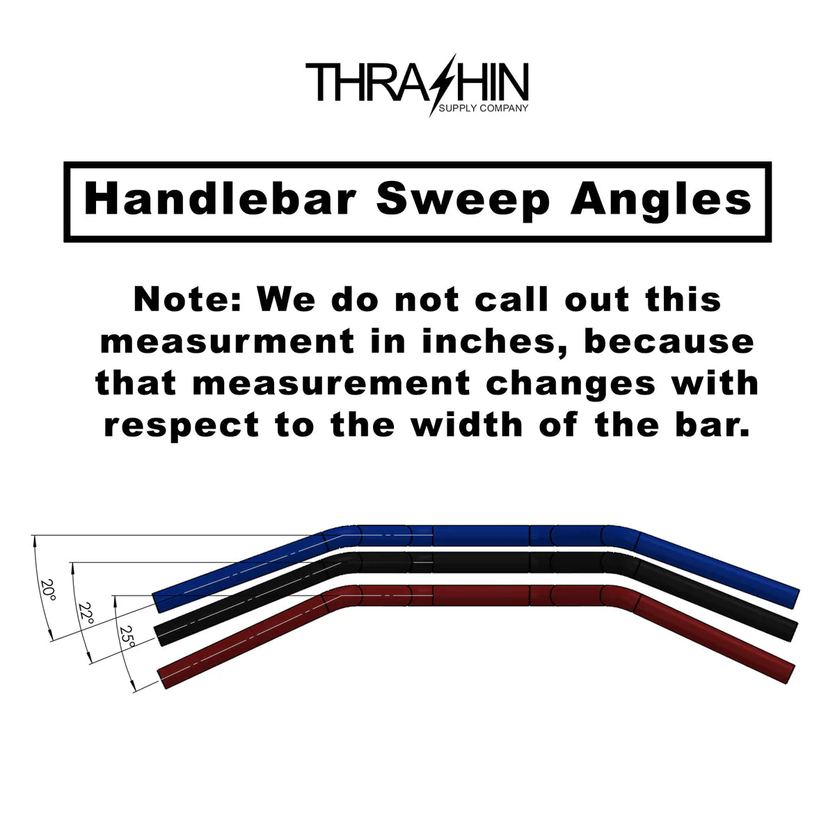 Thrashin Supply Co. | High Bend 1" Handlebar
