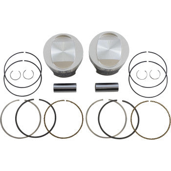 Wiseco Tracker™ Series Piston Kit - 3.875" - 88 Cubic Inch Bored to 95 Cubic Inch - Standard - Twin Cam