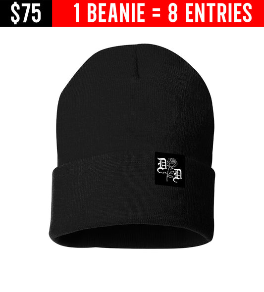 GIVEAWAY BEANIE: Split Rose Beanie (8 Entries)