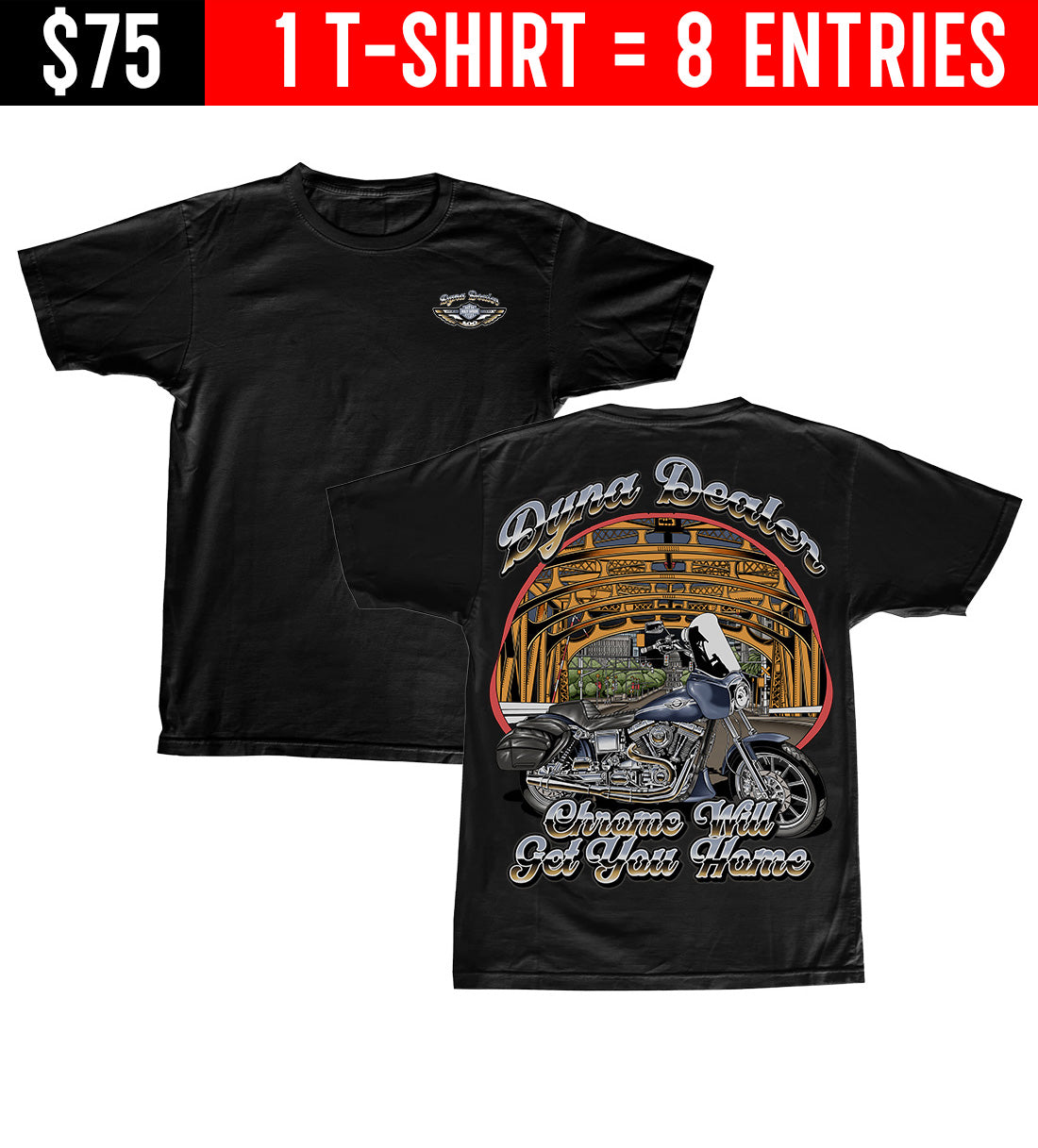 GIVEAWAY T-SHIRT: 100th Year Anniversary Men's Short Sleeve (8 Entries)