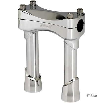 Biltwell Murdock 1" Handlebar Risers | Straight