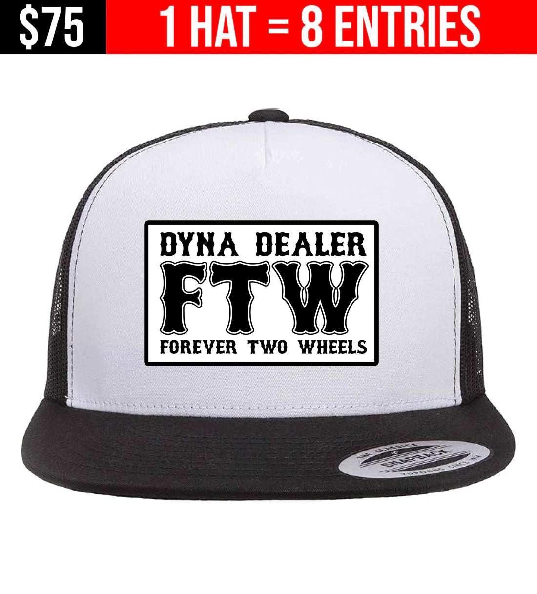 GIVEAWAY HAT - FTW Dyna Dealer Classic Snap - Black (8 Entries)