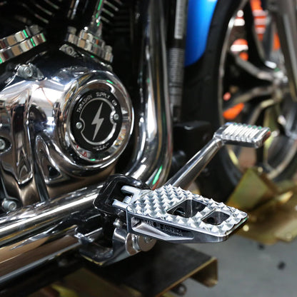 Thrashin Supply Co. Militant Footpegs | Front/Rear | Dyna / FXR / Sportster / Softail / Touring