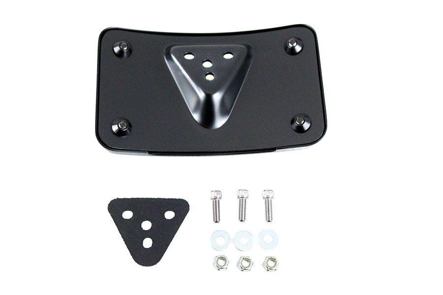 Curved Laydown License Plate Frame
