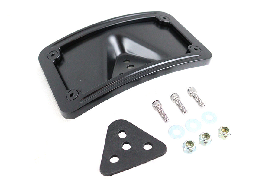Curved Laydown License Plate Frame