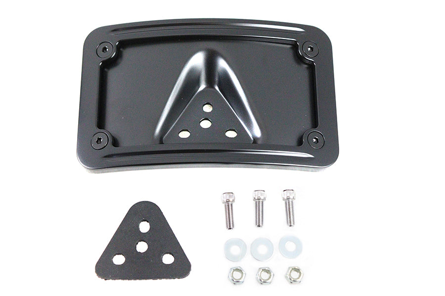 Curved Laydown License Plate Frame