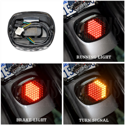 MOONSMC Low Profile LED Tail Light V4 for Dyna