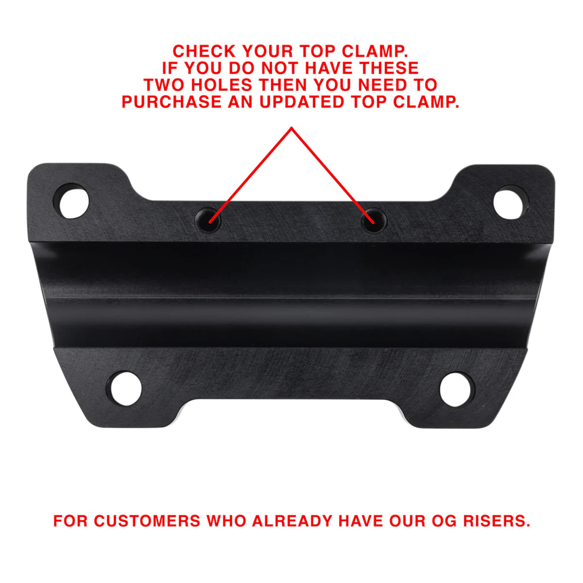 Thrashin Supply Co. "Updated" OG Riser Top Clamp