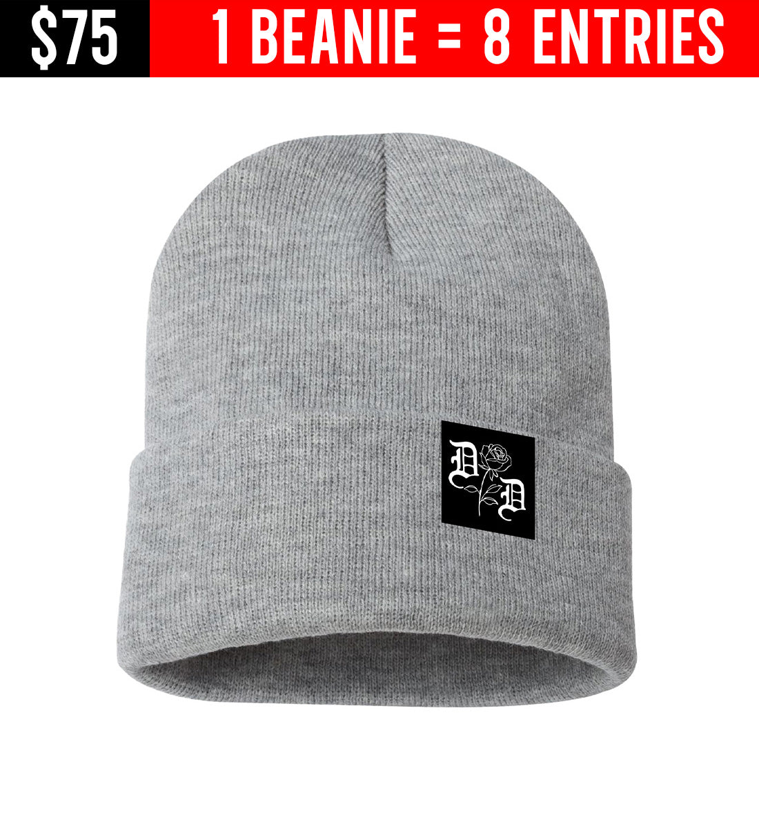 GIVEAWAY BEANIE: Split Rose Beanie (8 Entries)