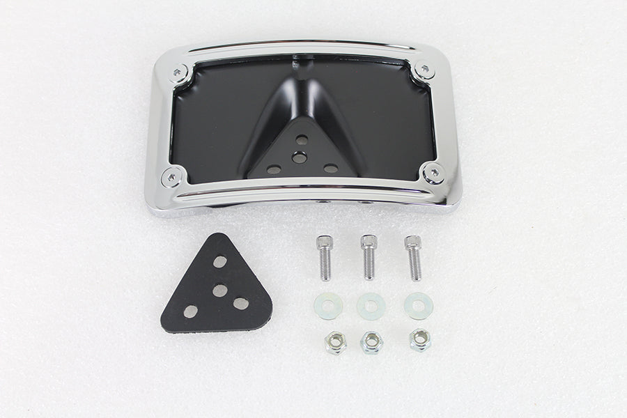 Curved Laydown License Plate Frame